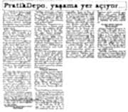 PratikDepo yaşama yer açıyor