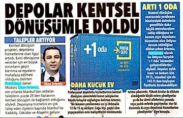 Depolar kentsel dönüşümle doldu